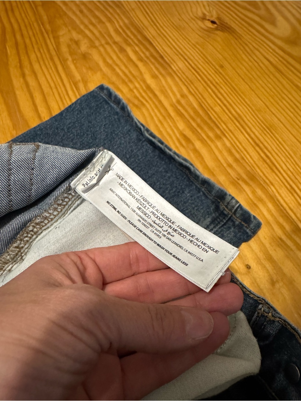 ARIAT Jeans Rebar M4 Mens 36/30 Relaxed Boot Denim Phantom Wash Work Wear (2) - Picture 10 of 14